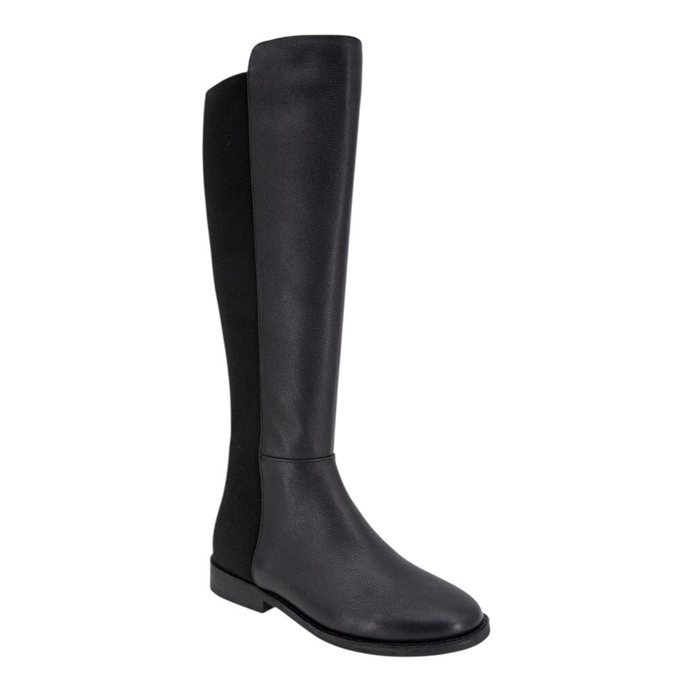 Gentle Souls Women's Emma Knee High 50/50 Leather Boots Black Size 7